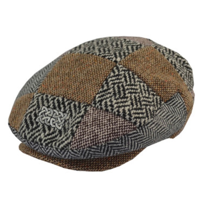 Patrick Francis Patchwork Tweed Cap Kids Irish Made