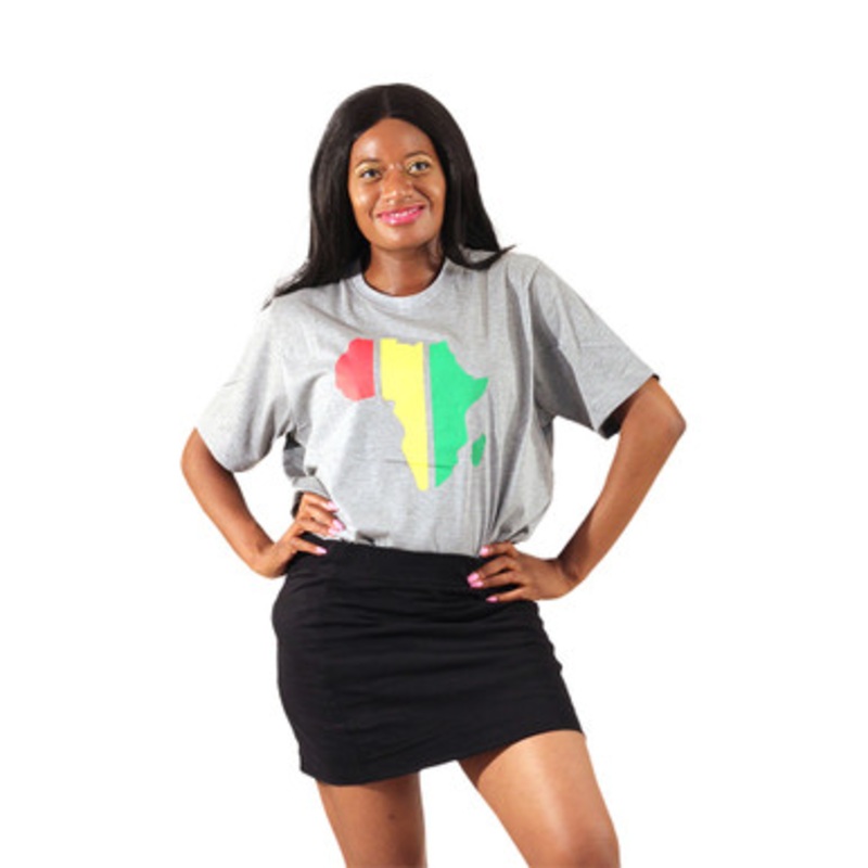 Rasta Africa Map T-Shirt