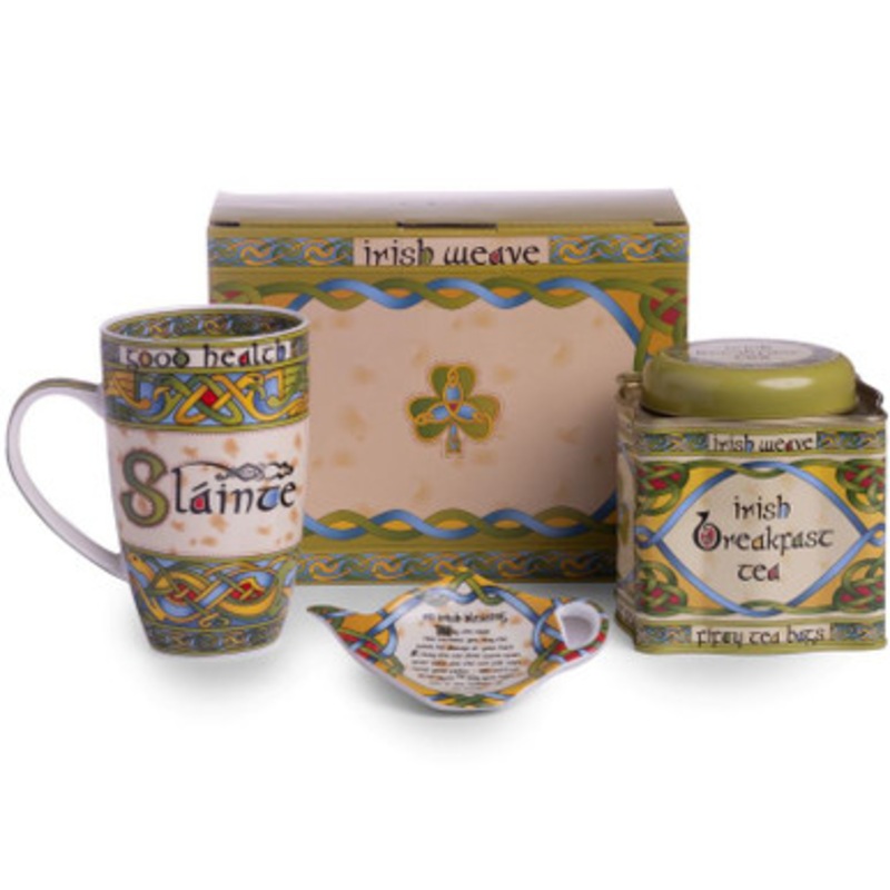 Slainte Irish Tea Set with Irish Tea Bags