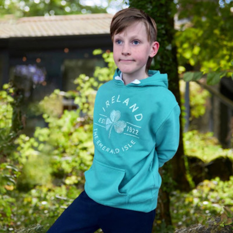 The Emerald Isle Shamrock Kids Hoodie