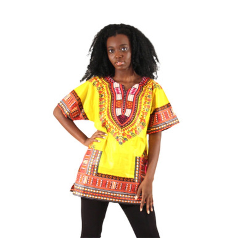 Traditional Wax Print Dashiki:  Sizes