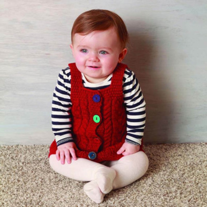 Baby Button Down Winter Woollen Dress