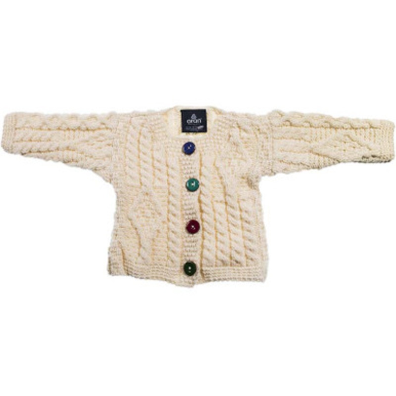 Baby Wool Irish Cardigan Jacket
