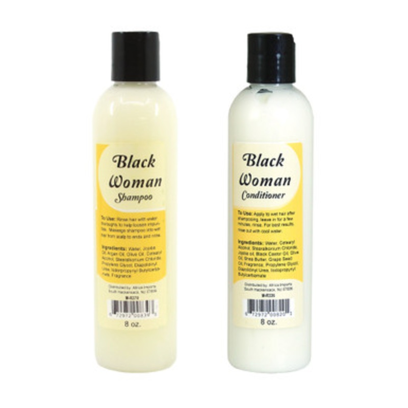 Black Woman Shampoo & Conditioner Set (8 oz.)