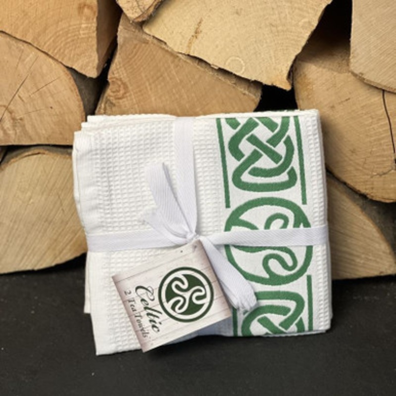 Celtic Knot Waffle Towels