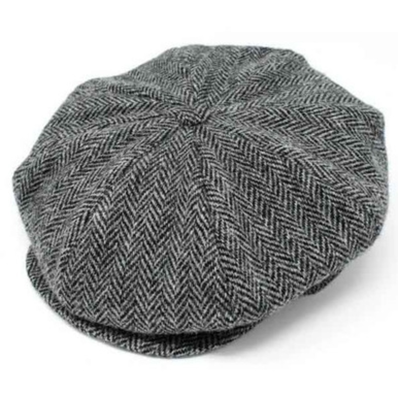 Irish Tweed Eight Piece Cap