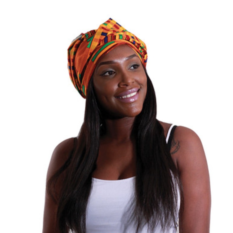 Kente #1 Head Wrap - B