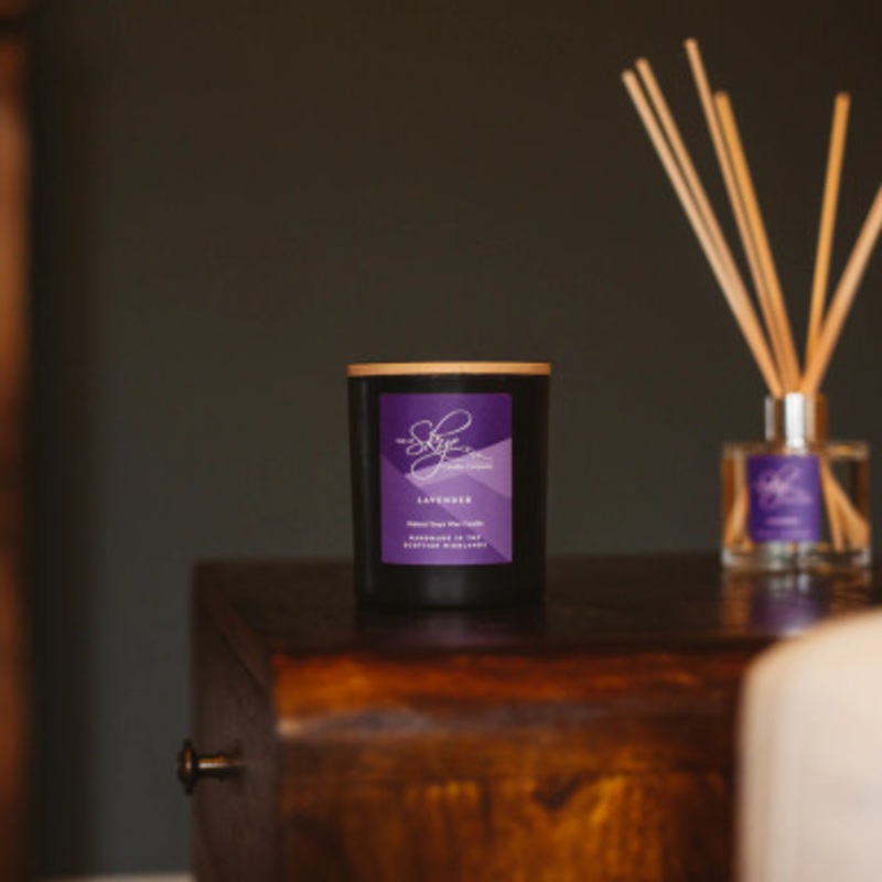Lavender Natural Wax Large Candle