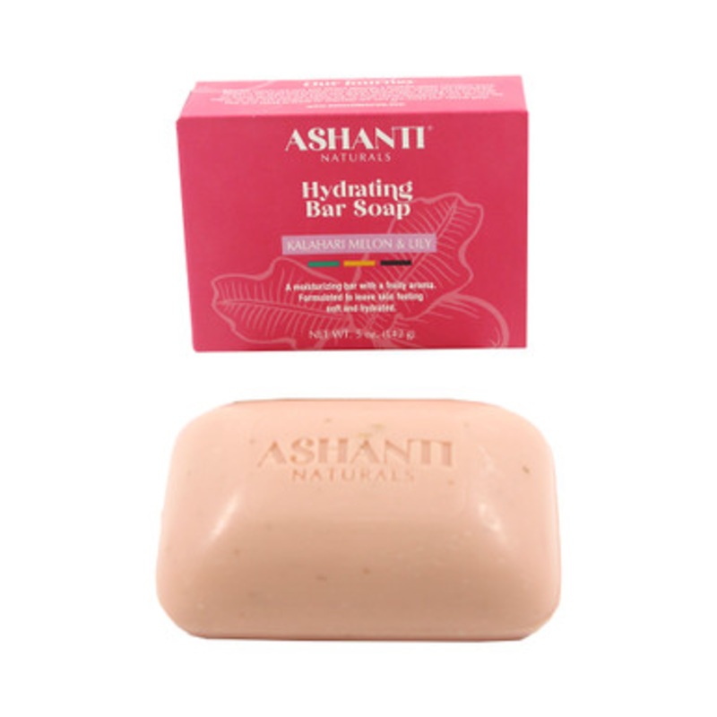 ASHANTI NATURALS: Kalahari Melon & Lily Hydrating Bar Soap - 5 oz.