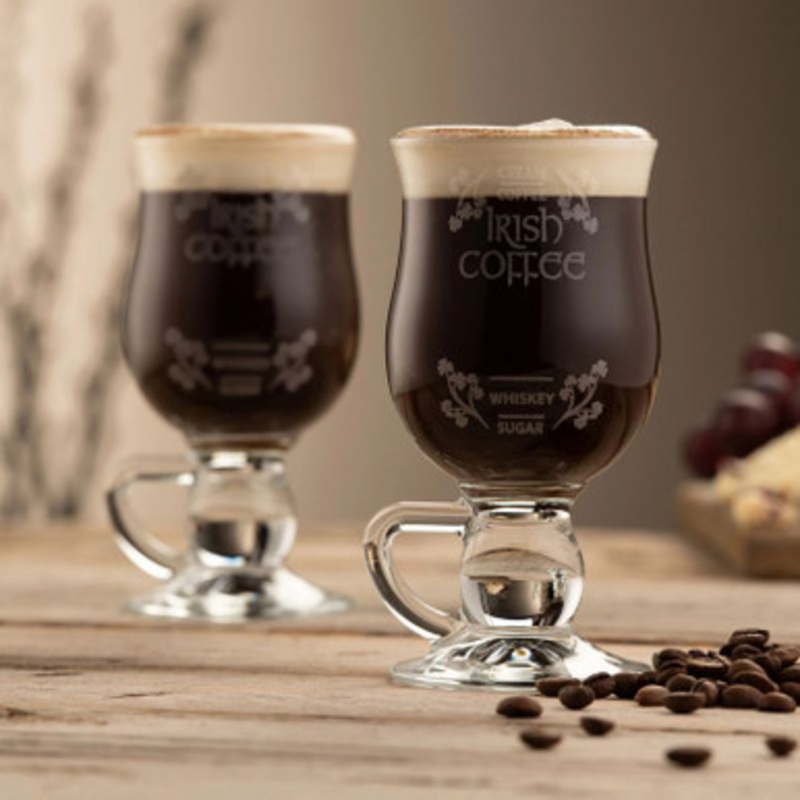 Crystal Irish Coffee Glasses Set of 2