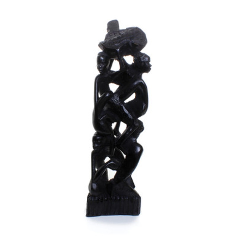 Ebony Family Tree Carving - LG