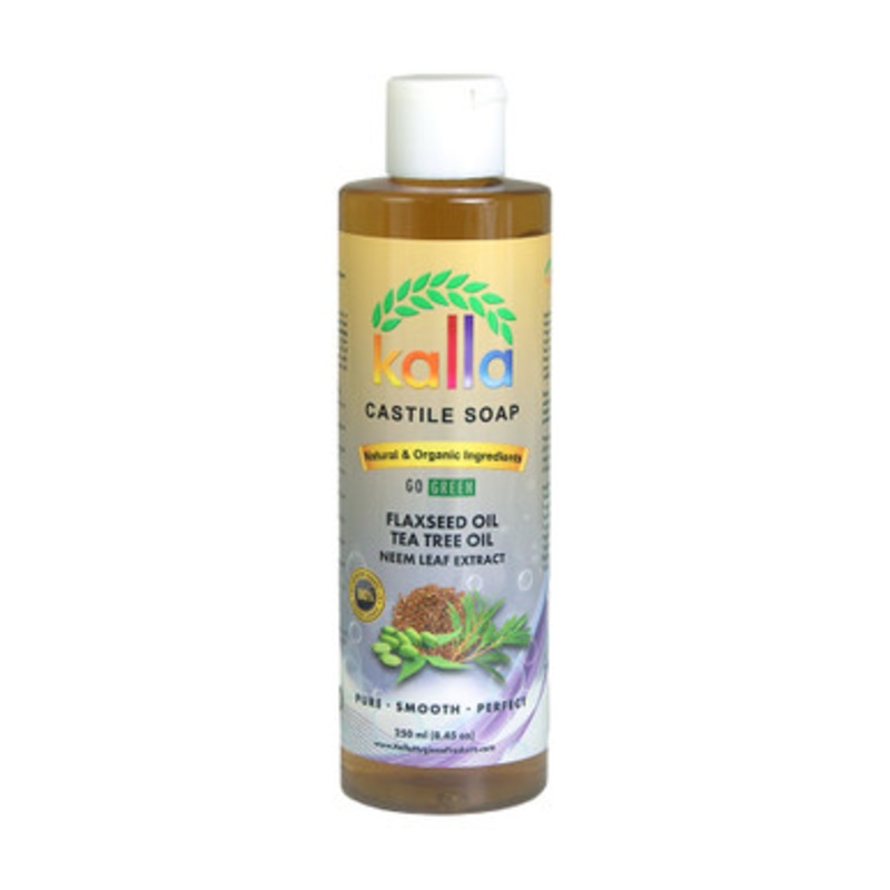 Kalla Castile Soap:  Flaxseed & Tea Tree