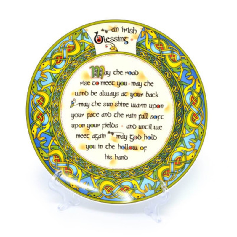 Old Irish Blessing Plate 4