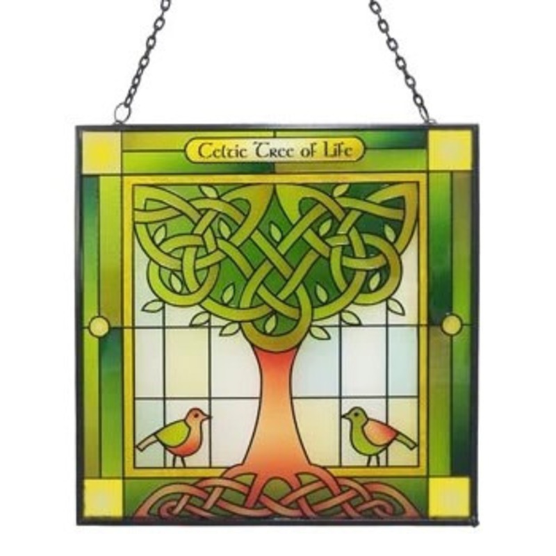 Tree of Life Irish Stained Glass