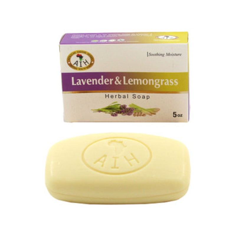 African Indian Herbs (AIH): Lavender Lemongrass Soap - 5 oz.