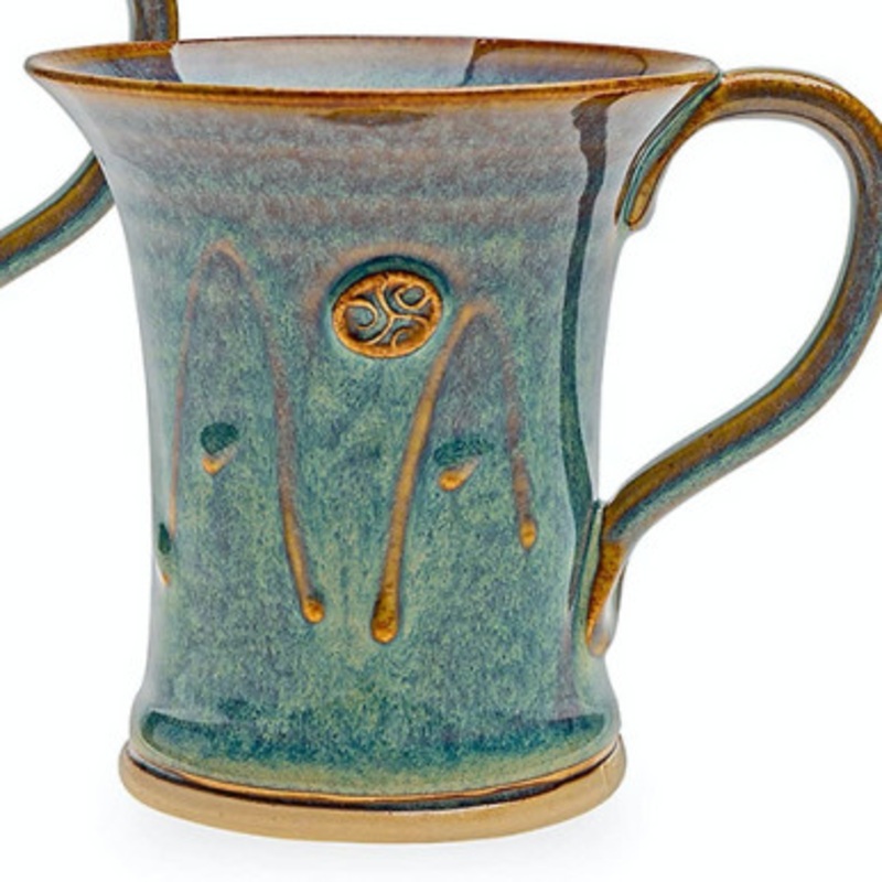 Hand Thrown Herritage Irish Flared Mug