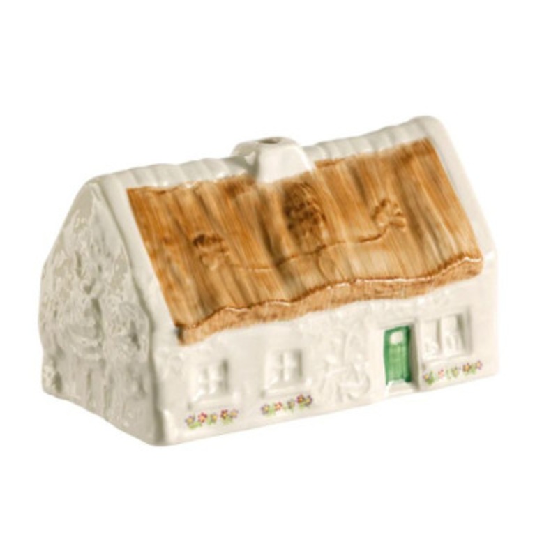 Belleek Handpainted Quiet Man Cottage