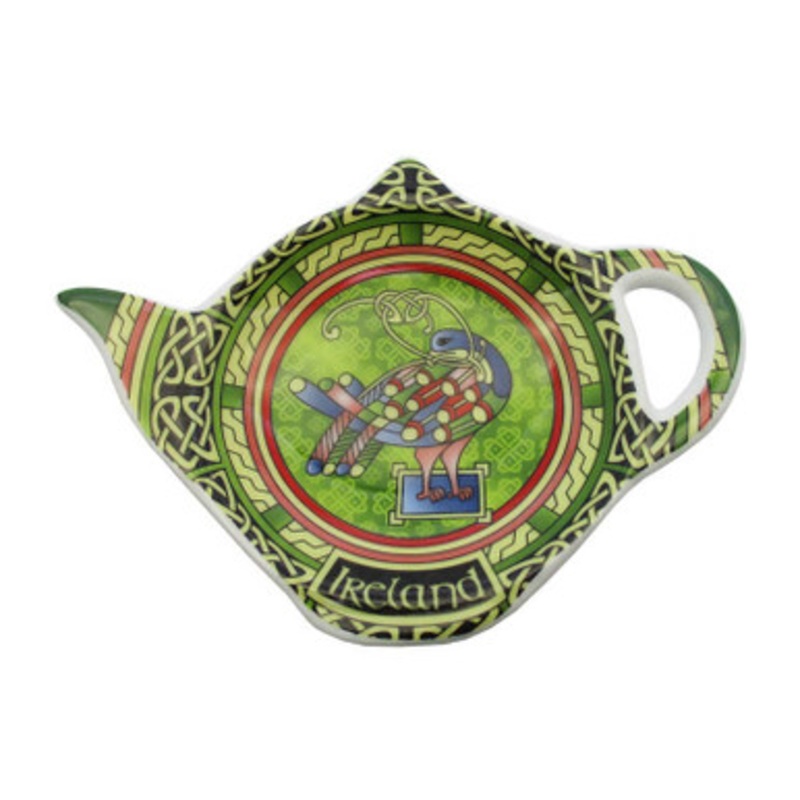 Celtic Peacock Teabag Holder