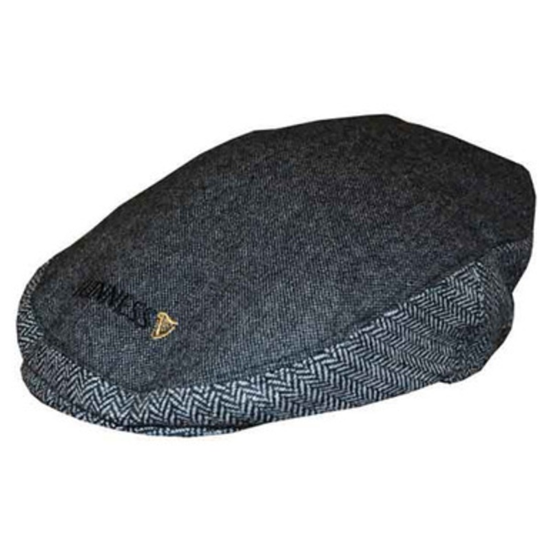 Grey Guinness Tweed Flat Cap