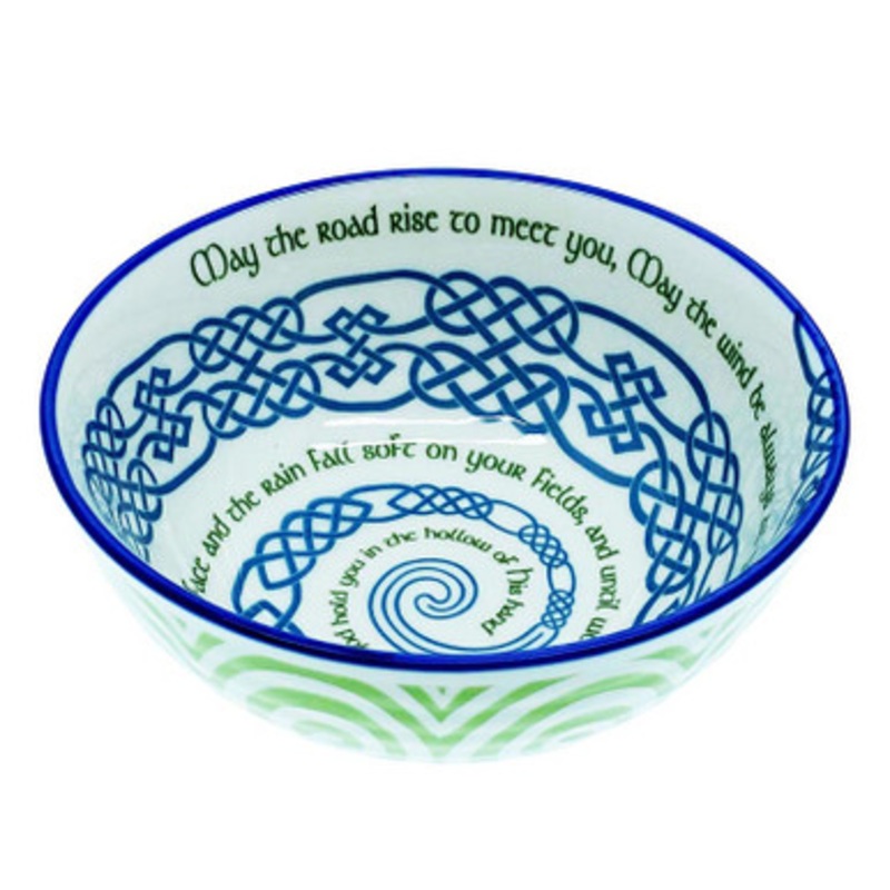 Irish Blessing Celtic Knot Bowl