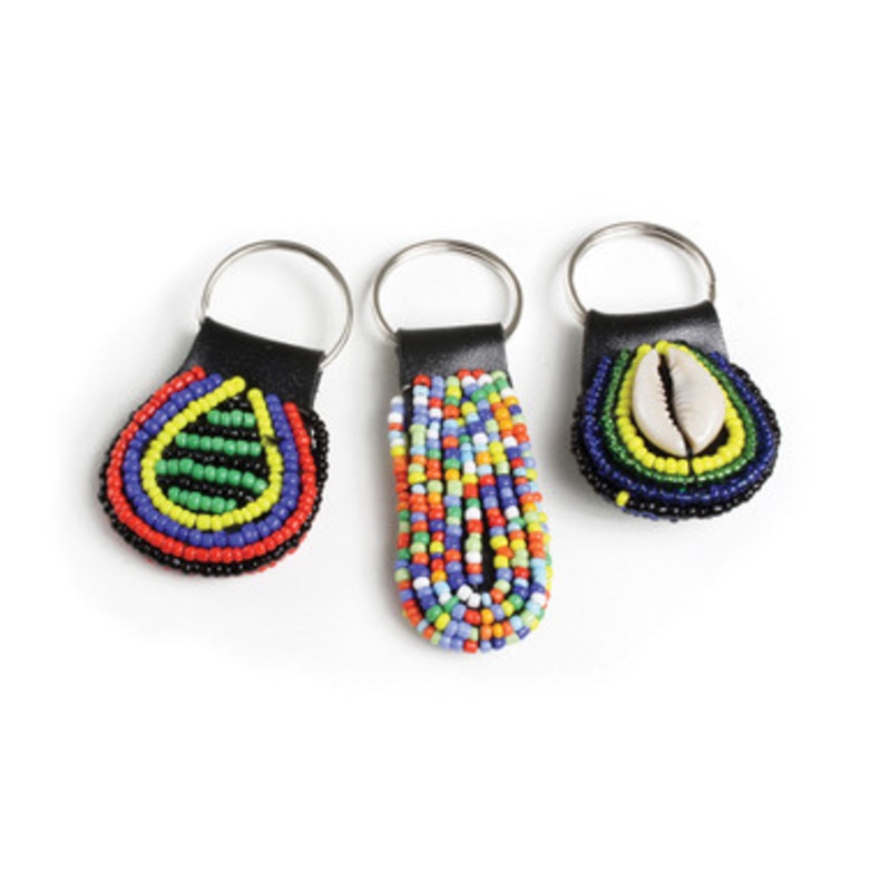 Maasai Beaded Key Chain