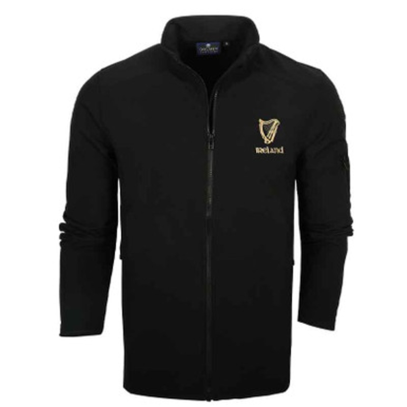 Malham Irish Harp Shell Jacket Black