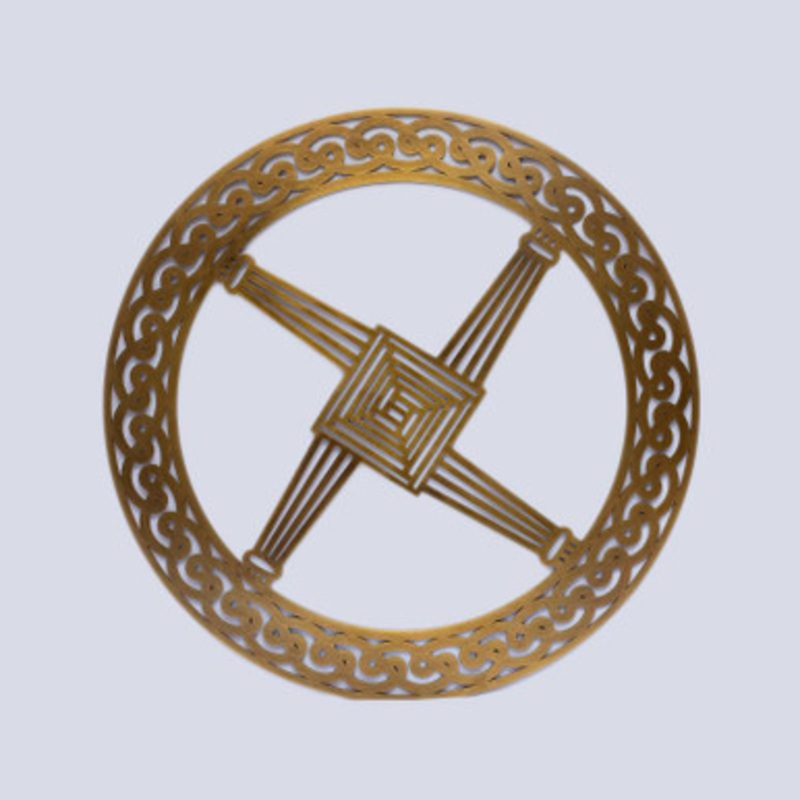 St Brigid's Cross Metal Wall Art