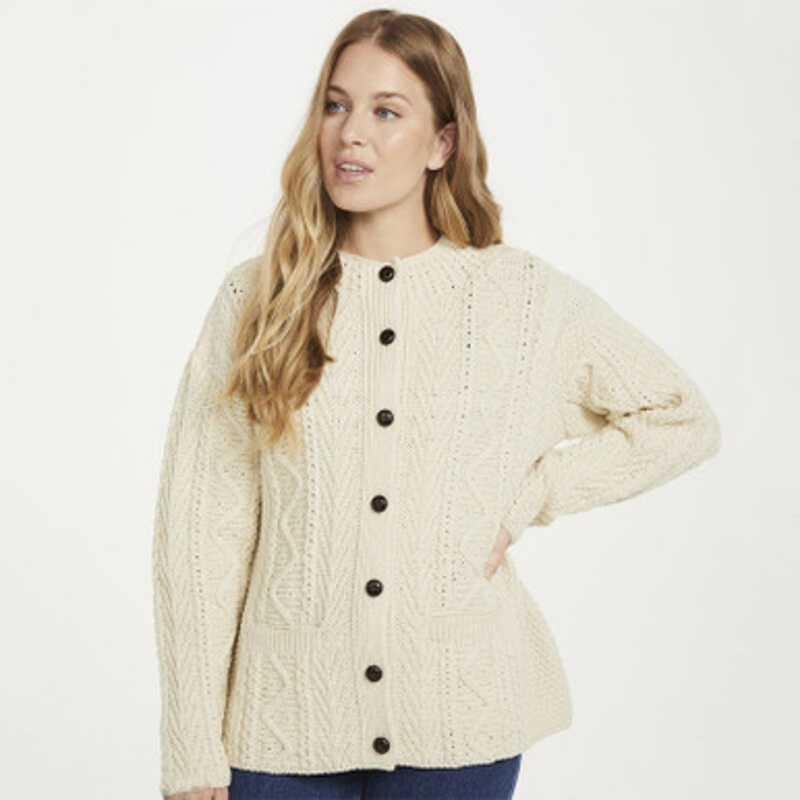 Women's Ireland Cardigan with Buttons