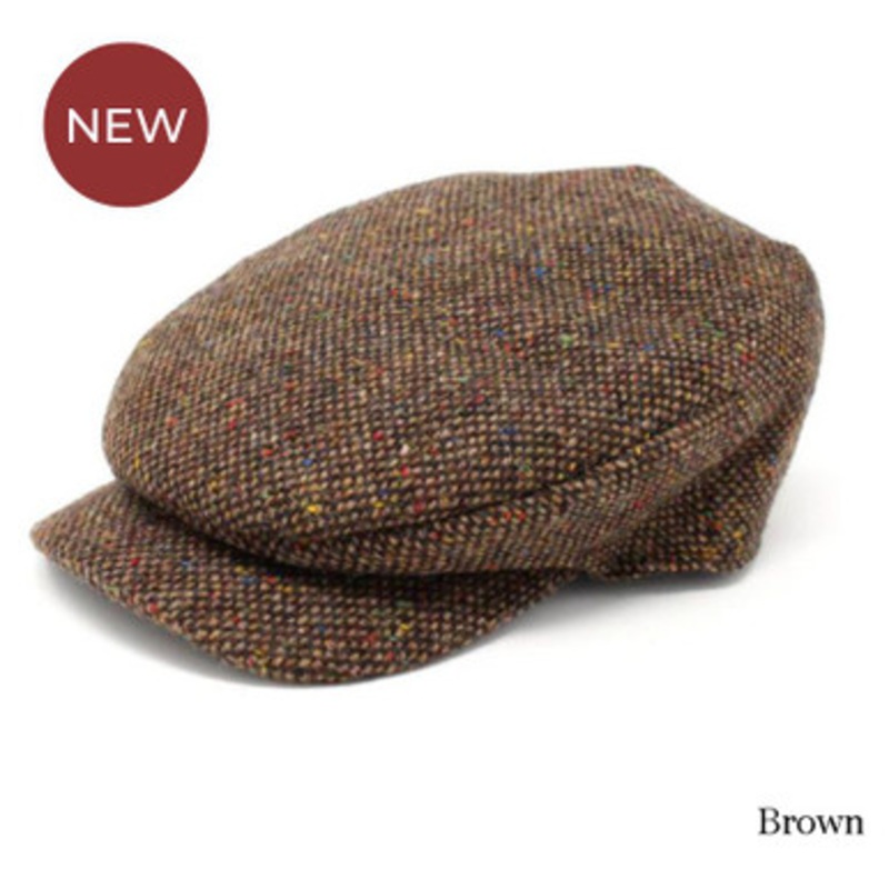 Fleck Salt & Pepper Tweed Cap