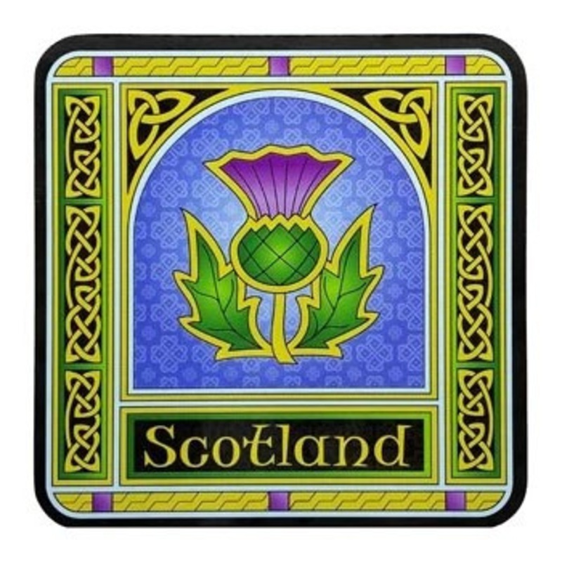 Scottish Thistle Coaster Set
