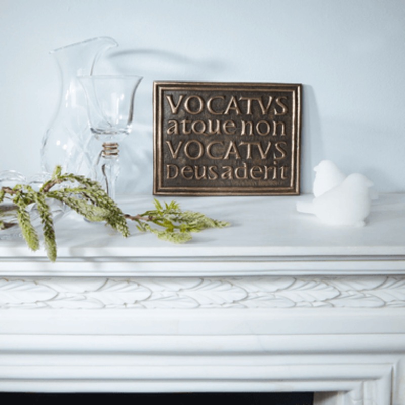 Vocatus Atque Non Vocatus Bronze Plaque