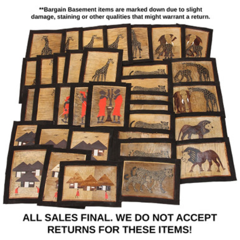 Assorted Banana Leaf Paintings - Set A