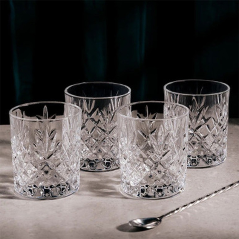 Crystal Whiskey Glasses Set of 4