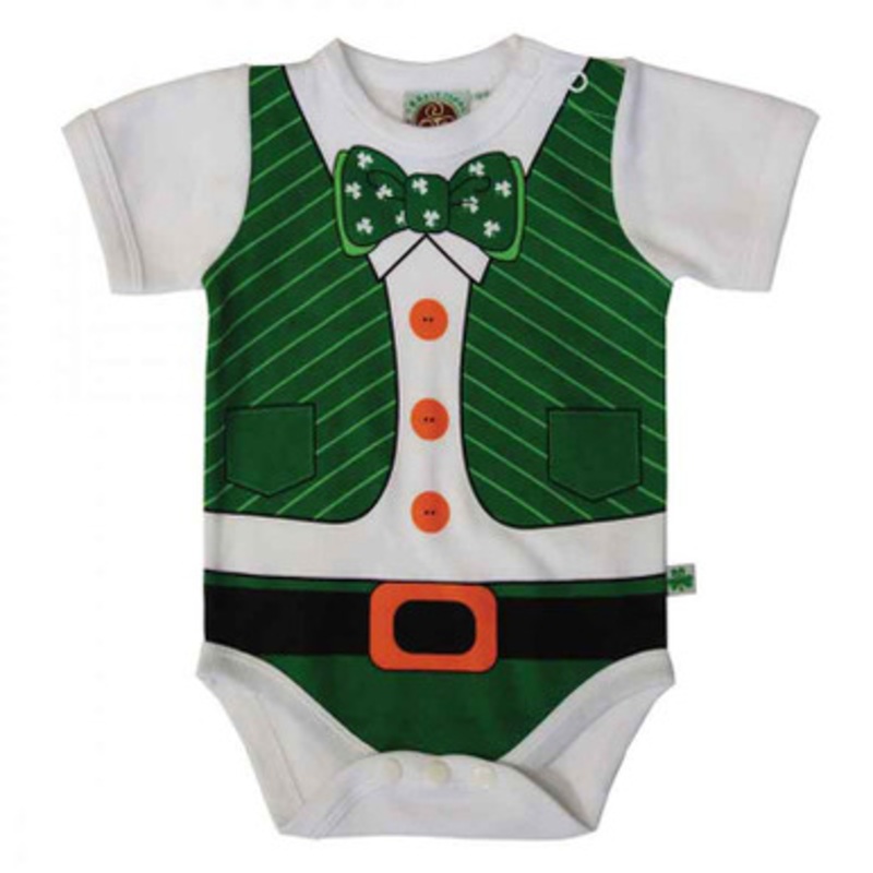 Full Leprechaun Print Babies Vest