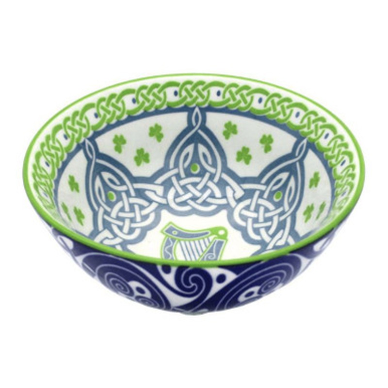 Irish Harp Premium Ceramic Bowl