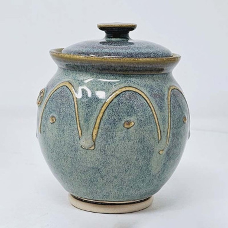 Irish Pottery Sugar Bowl