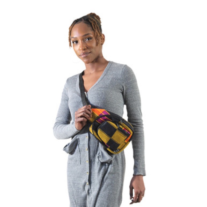 Kente #3 Small Crossbody Bag