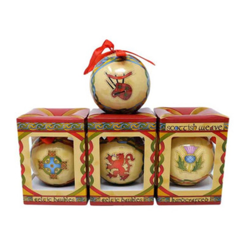 Scottish Bauble Set of 4