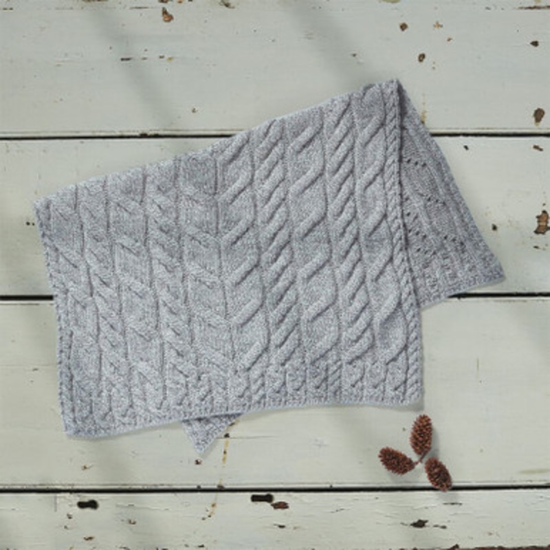 Supersoft Merino Baby Irish Blanket