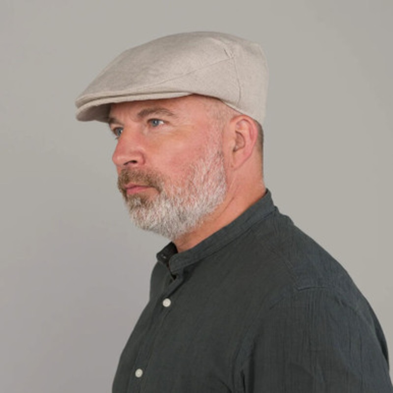 Vintage Irish Cap Linen - Sand