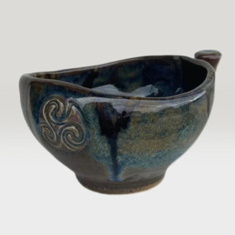 Hand Thrown Irish Pottery Soup Bowl