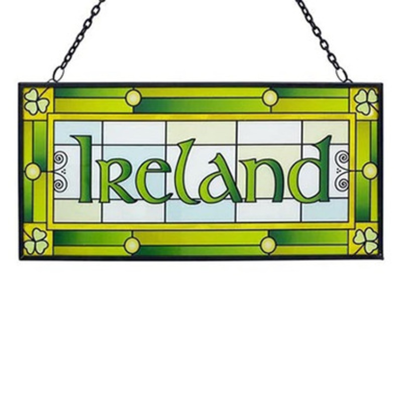 Ireland Stained Glass Panel
