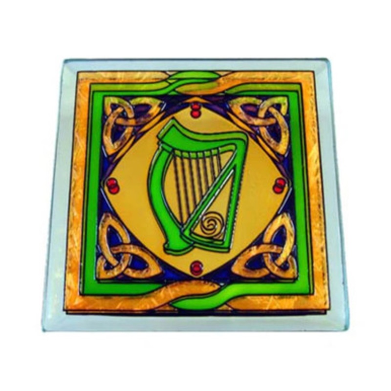 Stained Glass Irish Designed Coaster