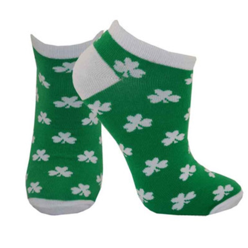 Traditional Craft Emerald 3 Shamrocks Socks