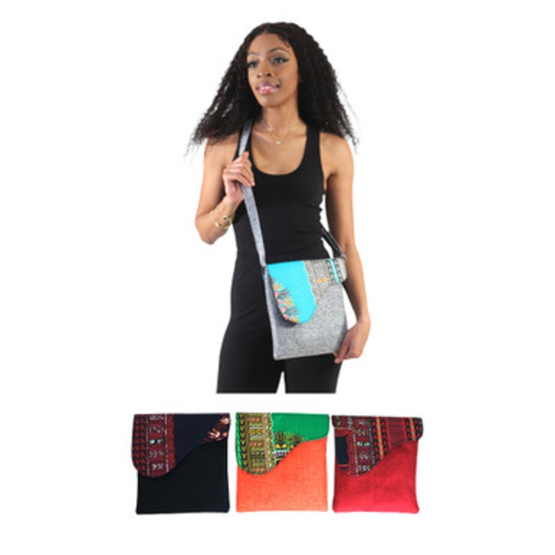 Dashiki Crossbody Bags: ASSORTED