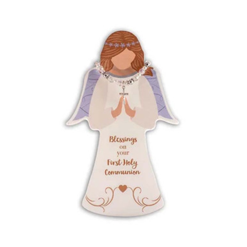 First Communion Blessing Angel With Bracelet