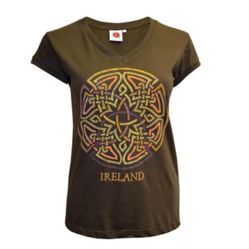 Ireland Celtic Knot Ladies T-Shirt