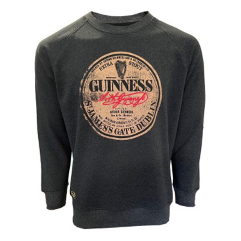 Long Sleeve Guinness Logo Men's Shirt