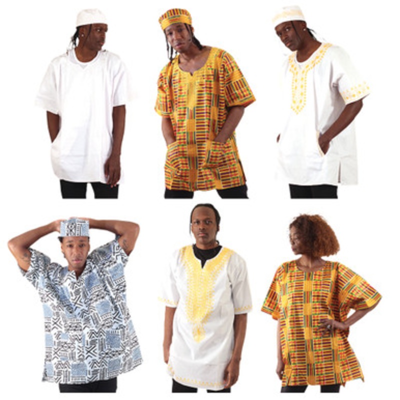 Set Of 6 Assorted Dashikis