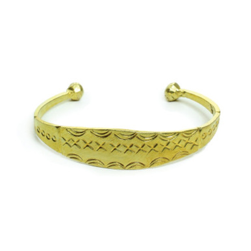 Tuareg Etched Plate Bracelet